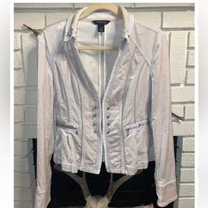 WHBM velveteen jacket/blazer